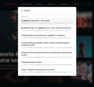 🔍  Il tasto “Cerca” è il tuo alleato